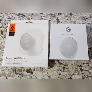 Nest thermostat and backplate